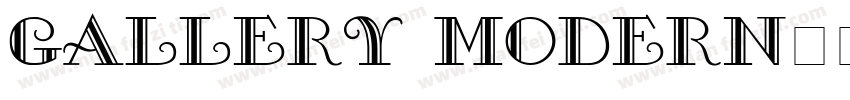 Gallery Modern字体字体转换